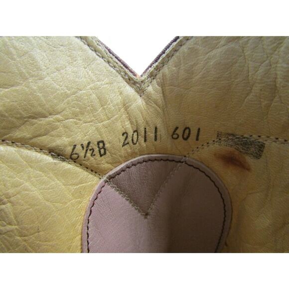 Pecos Bill Womens Size 6.5 B Roper Light Pink Leather Cowboy Western Boots - Picture 10 of 11